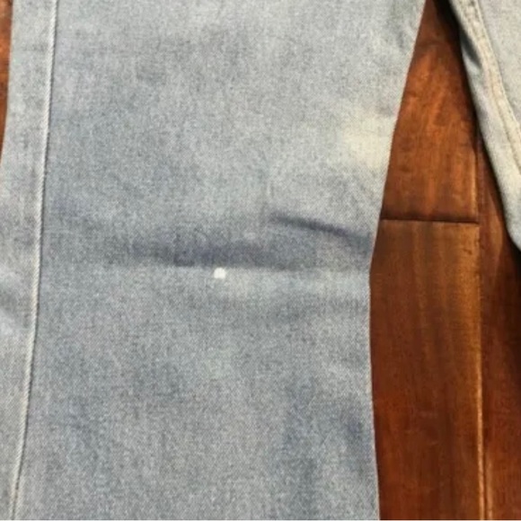 Itzel Denim Blue Jeans w/ Butterfly Embroidery Women Size 30" X 29" NWT - Picture 4 of 5